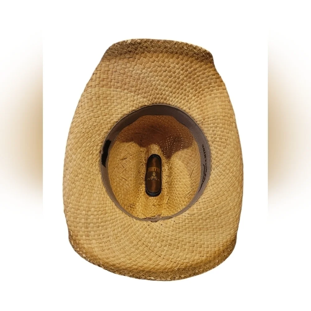 Bullhide Star Central Scorched Distressed Straw  Cowboy Hat